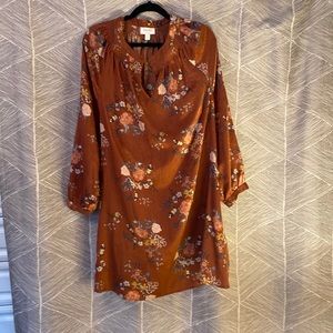 16 Laundry brown floral dress